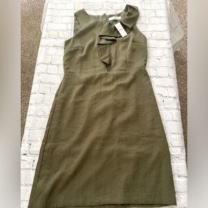 NWT olive green dress size 6